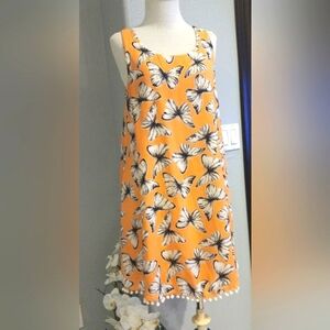 Mimi Chica Butterfly Print Mini Dresd